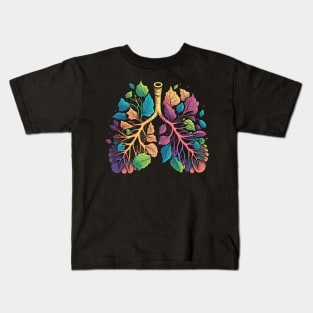 Leaf Lung Kids T-Shirt